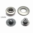Custom Metal Spring Ring Snap Button For Garment