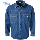 Shirt Menshirts Mens Shirts Men's Denim Cotton Jeans Shirt