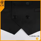 Traditional Casual Mens Black Waistcoats,Cotton Suit Vest for Custom