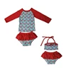 /product-detail/customize-red-and-blue-2-pcs-matching-sister-baby-girls-swim-wear-children-swimsuit-60872520074.html