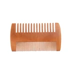OEM adult men's grooming tool custom logo home travel pocket gift wooden massage hair barber beard comb