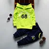 Toddler Tracksuit Autumn Baby Clothing Sets Children Boys Girls Fashion Brand Clothes Kids Hooded T-shirt And Pants 2 Pcs Suits