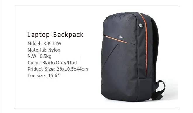 2016 OEM school laptop backpack bag