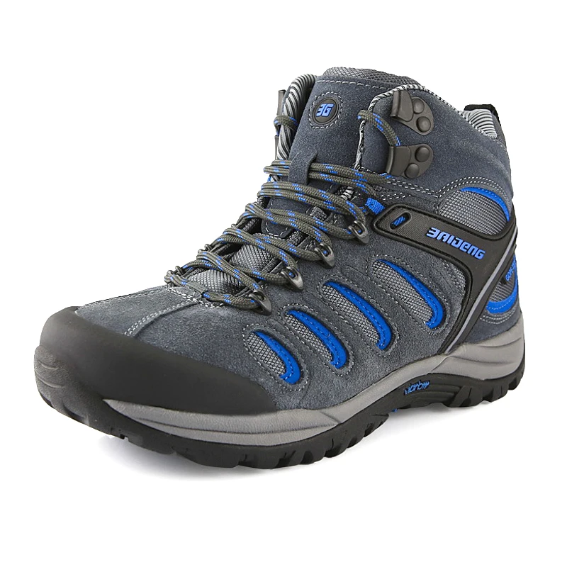 2015 New Style Autumn Winter Genuine Leather Outdoor Hiking Shoes Men EUR 40-44 Climbing Boots Country Shoes