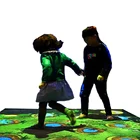 2019 good advertising equipment interactive floor projection system, interactive projector with 60 free effects games.