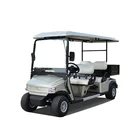 Aluminum 4 seats electric sightseeing golf cart for sale
