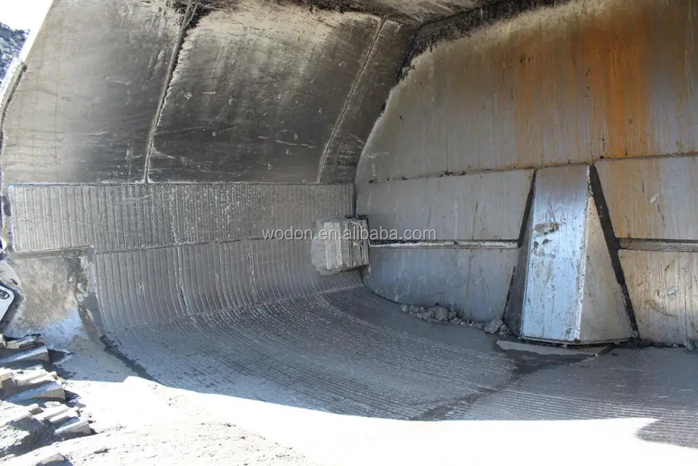 Bimetallic hardfacing cladding abrasion resistant wearable lining plate for excavator bucket