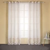 Top Sale Burn Out Curtains European Day And Night Organza Curtain Ready Made