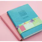 2020 leather planner with satin ribbons for notebook school