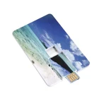 Full Color Print Slim Card Bulk USB Flash Drive Memory Cle USB 64GB