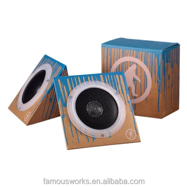 Promotional Foldable Speaker Cardboard Speaker Paper Box Speaker Buy