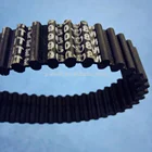China HTD8M Double Teeth Rubber Conveyor Timing Belt For Sale