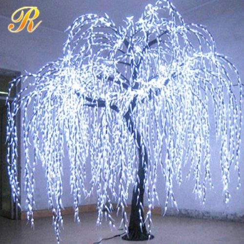 Solar Garden Lights Led White Willow Tree Buy Led Willow Tree,Led