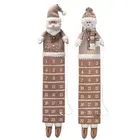 40 inch Christmas decoration best selling gold color santa claus snowman home decor advent calendar