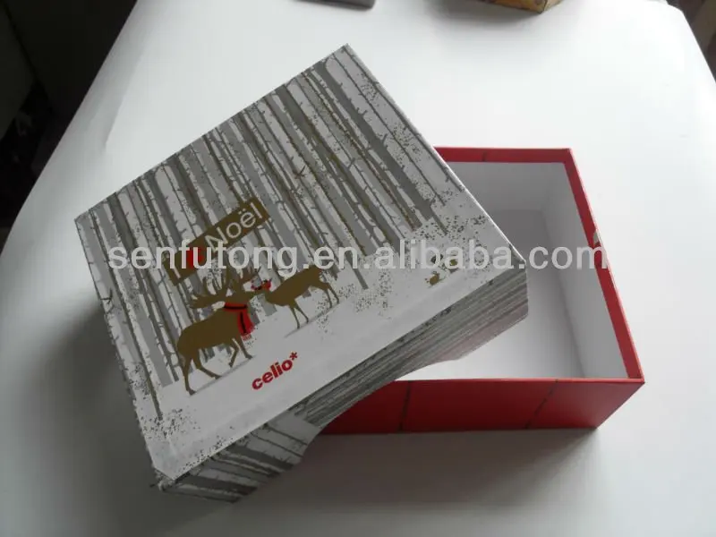 handmade paper gift box for christmas
