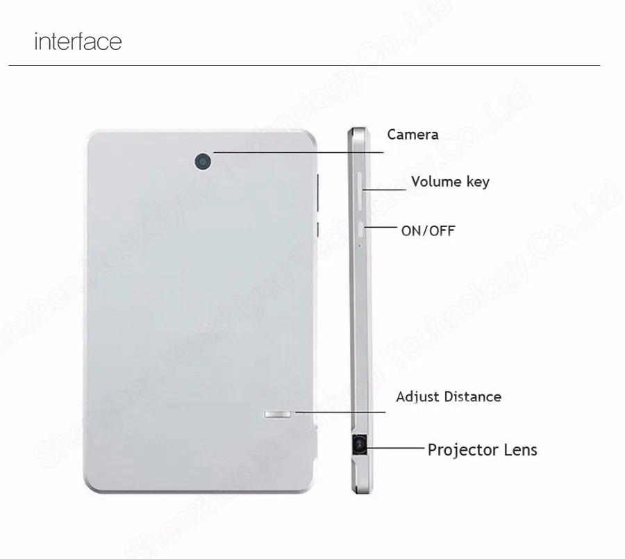 OEM Generic Laptop Computers Combine Tablet PC and Projection Module Projector Tablet Pc