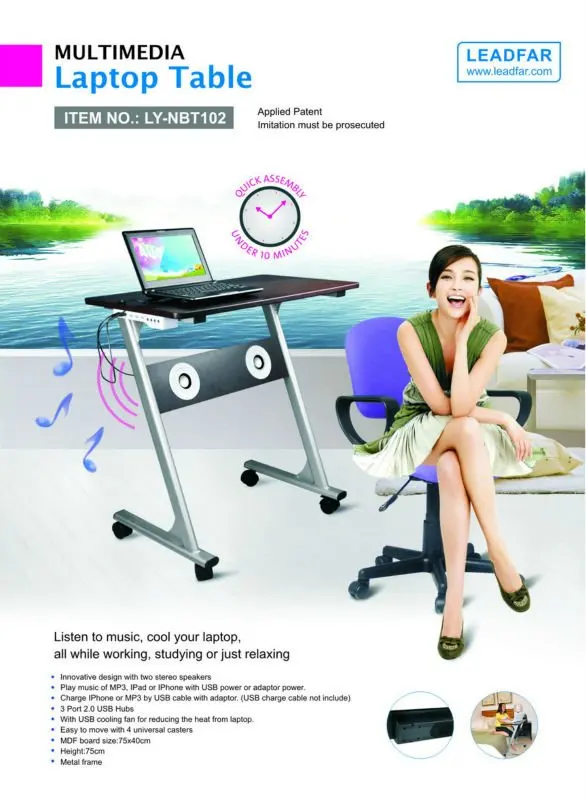 NBT102 Walmart Table And Chairs With Bluetooth Speaker And Built-In Fan - ANKUX.COM