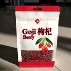 Plastic flat bottom stand up zipper lock quad eight side seal box pouch gusset packaging bag