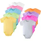 Bulk wholesale baby clothes bodysuit 100% cotton baby onesie