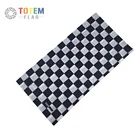 Neck Face Mask Multifunctional Checkerboard Tube Sport Bandana