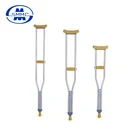 Crutch Walking Crutches Manufacturers From China Sale Adjustable Aluminum Axillary Crutch Arm Walking Stick Cane