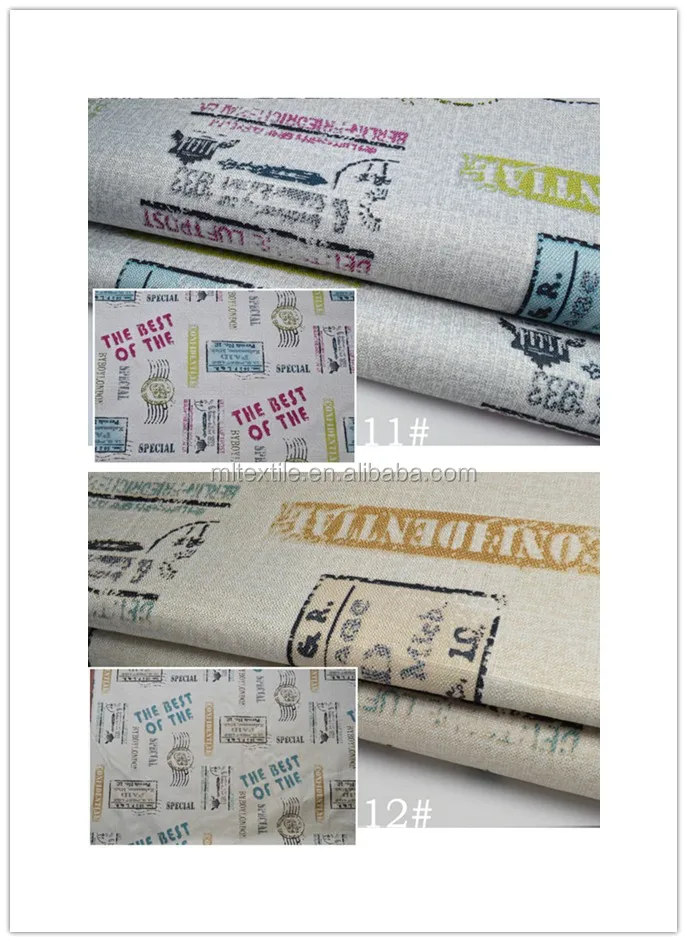 Linen-cotton blended fabric for sofa sofa fabric