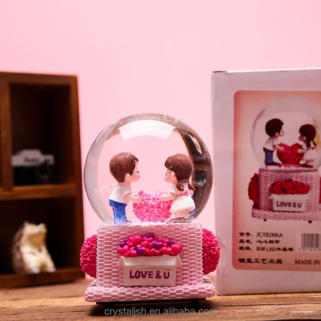 decoration ,crystal gifts music box for grilfriend birthday