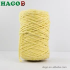 Ne0.5s-Ne6s recycled blended open end polyester rayon cotton yellow dyed yarn
