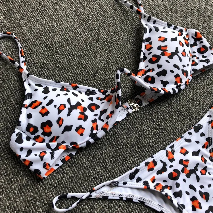 Cikini 2019 Leopard Print Bikini Push Up Sexy Two Piece Swimwear Buy