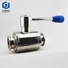 CF8m1000wog sanitary straight 3 inch ball valve handles for oil and gas