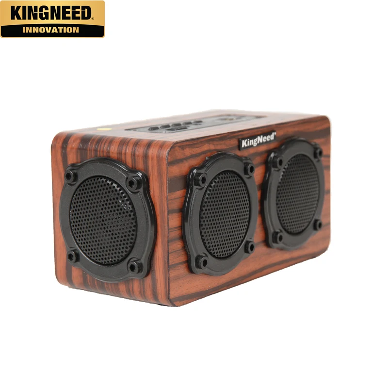 KINGNEED S409 music min wooden bluetooth speaker - ANKUX.COM