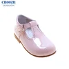 Choozii Wholesale Pink Patent Leather Kids Mary Jane Girls Dress Shoes for Children