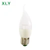Small Indoor Bulbs AC85-265V E27 E14 B22 3W 4W 5W C37 Led Candle Light With Frosted or Clear PC Cover