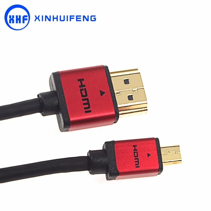 OEM Length Gold Plated HDMI Male to Type D Micro Female Cable supporting 1080P - ANKUX.COM