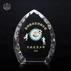 Customized Sports Crystal Glass Award , Glass Medal