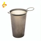 BPA Free FDA Smoke Grey Water Carrier 125ML 220ml TPU Disposable Soft Drink Cup For Running Traveling