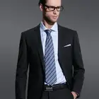 2019 New Arrival Herringbone Fabric Suit 100% Wool Mens Custom Made Suit