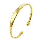 51553 Fashion Cuff Copper Plated 24K Gold Bracelets Bangles
