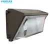 60w half cut off led wall packs, square dlc listed ip65 outdoor led wall pack light