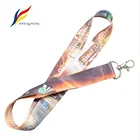 Personalized Design Polyester Sublimation Custom Logo Pen With Lanyard