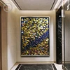 hand painting Wall Art, 3D abstract metal painting