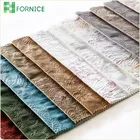 New design 3D embossed printed holland velvet for curtain fabric
