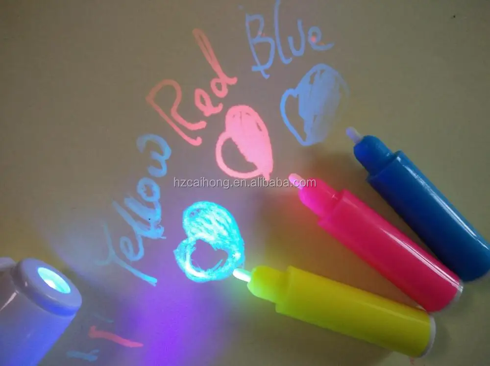 magic pen with uv light invisible