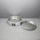 Face Cream Cosmetic Soap Custom Gift Round Metal Tin Box