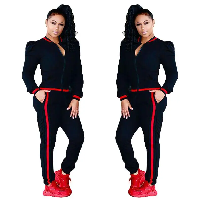 ladies knitted tracksuit