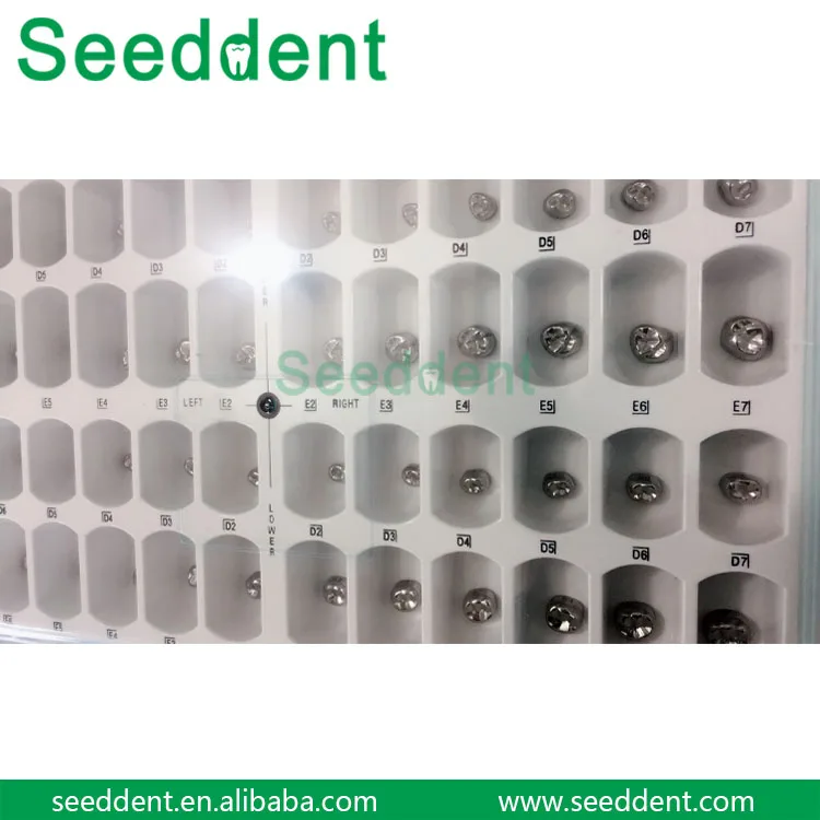 dental kids crown stainless steel primary molar crown 48pcs