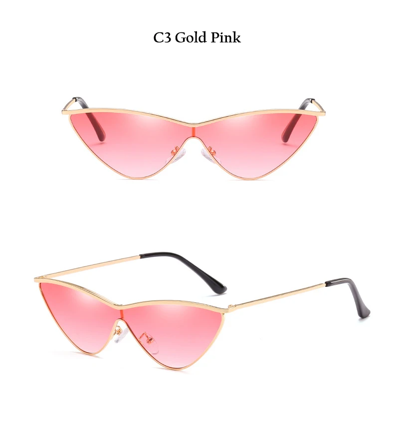 Rimless Cat Eye Sunglasses (13)
