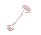 Best Skincare Natural Rose quartz jade roller facial massager