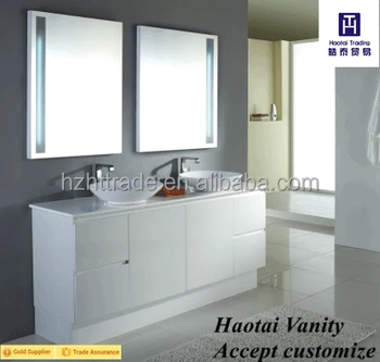 Big Size Canada Market Modern Double Floor Bathroom Vanity Top