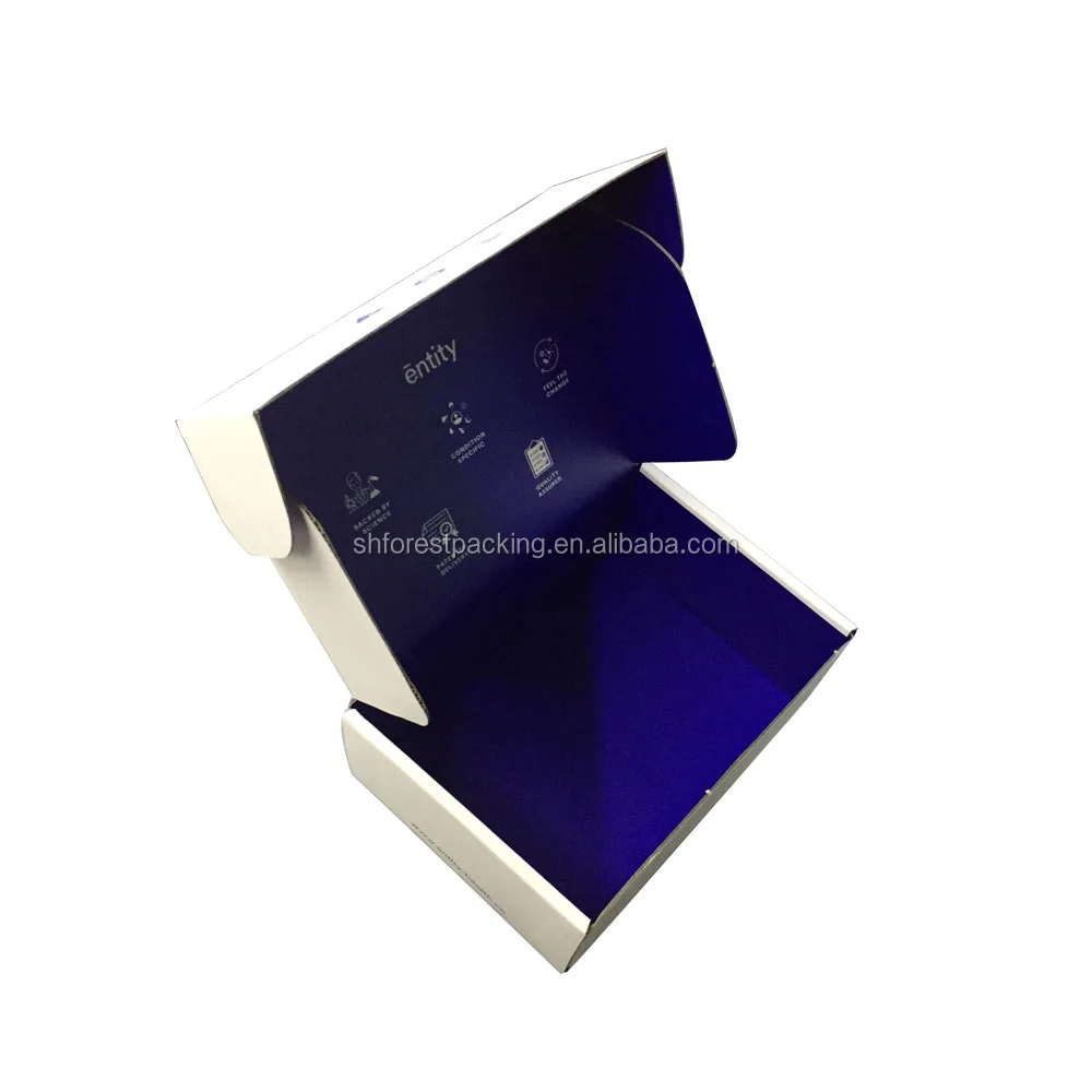 custom printed folding cardboard double retail packaging gift